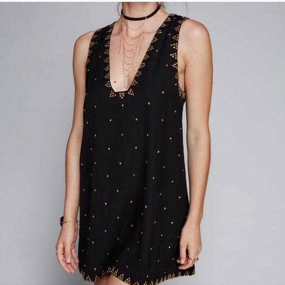 Free People soho studded shift dress - Picture 1 of 16